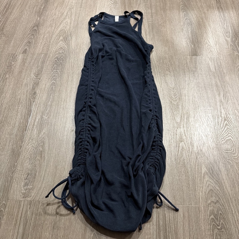 daily‎ practice anthropologie Bodycon Dress Navy Small - Picture 2 of 10